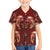 Oxblood Bird of Batik Papua Kid Hawaiian Shirt Exotic Natural Wealth of Papua - Polynesian Pride