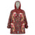 Oxblood Bird of Batik Papua Wearable Blanket Hoodie Exotic Natural Wealth of Papua - Polynesian Pride