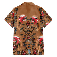 Terracotta Bird of Batik Papua Family Matching Long Sleeve Bodycon Dress and Hawaiian Shirt Exotic Natural Wealth of Papua LT9 - Polynesian Pride