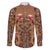 Terracotta Bird of Batik Papua Family Matching Off The Shoulder Long Sleeve Dress and Hawaiian Shirt Exotic Natural Wealth of Papua - Polynesian Pride