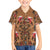 Terracotta Bird of Batik Papua Family Matching Off The Shoulder Long Sleeve Dress and Hawaiian Shirt Exotic Natural Wealth of Papua - Polynesian Pride