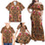 Terracotta Bird of Batik Papua Family Matching Off Shoulder Maxi Dress and Hawaiian Shirt Exotic Natural Wealth of Papua - Polynesian Pride