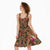 Terracotta Bird of Batik Papua Midi Dress Exotic Natural Wealth of Papua - Polynesian Pride