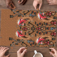 Terracotta Bird of Batik Papua Puzzle Exotic Natural Wealth of Papua - Polynesian Pride