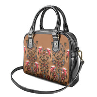 Terracotta Bird of Batik Papua Shoulder Handbag Exotic Natural Wealth of Papua - Polynesian Pride