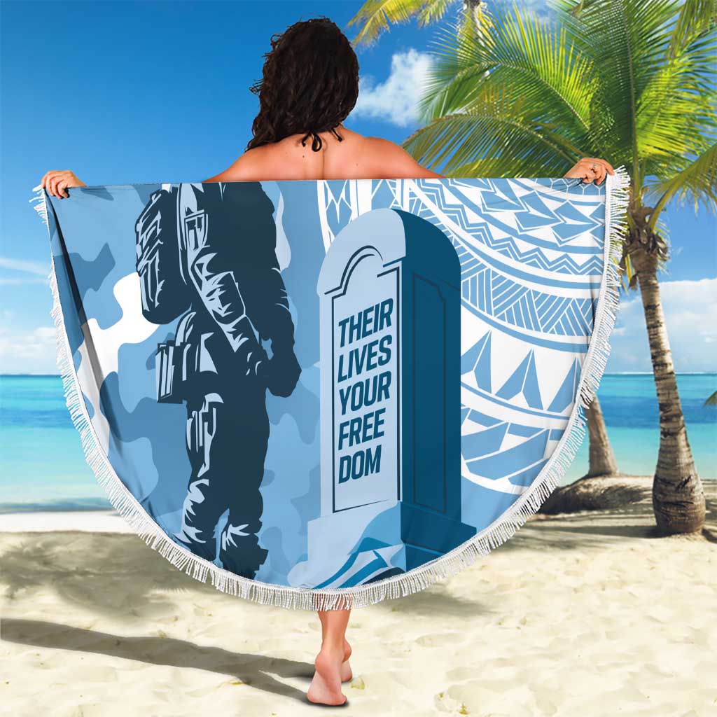 FSM Verterans Day Beach Blanket Their Lives Your Freedom