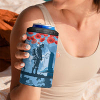 FSM Verterans Day 4 in 1 Can Cooler Tumbler Their Lives Your Freedom LT9 - Polynesian Pride
