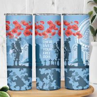 FSM Verterans Day Skinny Tumbler Their Lives Your Freedom