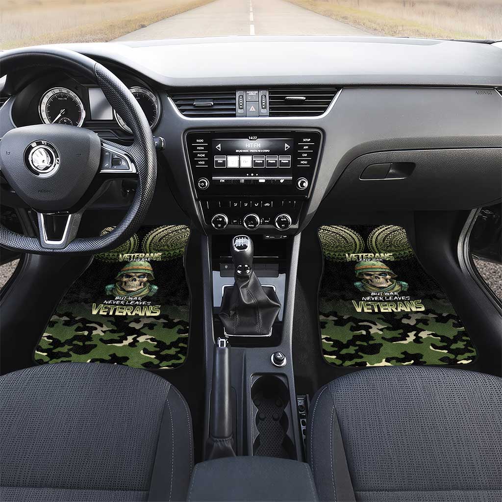 Veterans Day Car Mats War Never Leaves A Veteran Proud Military