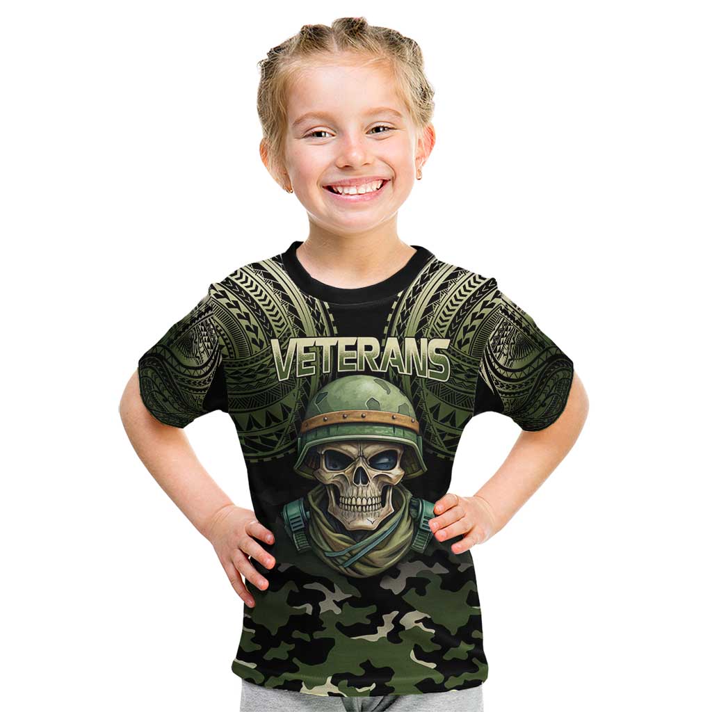 Veterans Day Kid T Shirt War Never Leaves A Veteran Proud Military