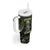 Veterans Day Tumbler With Handle War Never Leaves A Veteran Proud Military