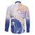 Marshall Islands Manit Day Family Matching Long Sleeve Bodycon Dress and Hawaiian Shirt Plumeria and Polynesian Tribal