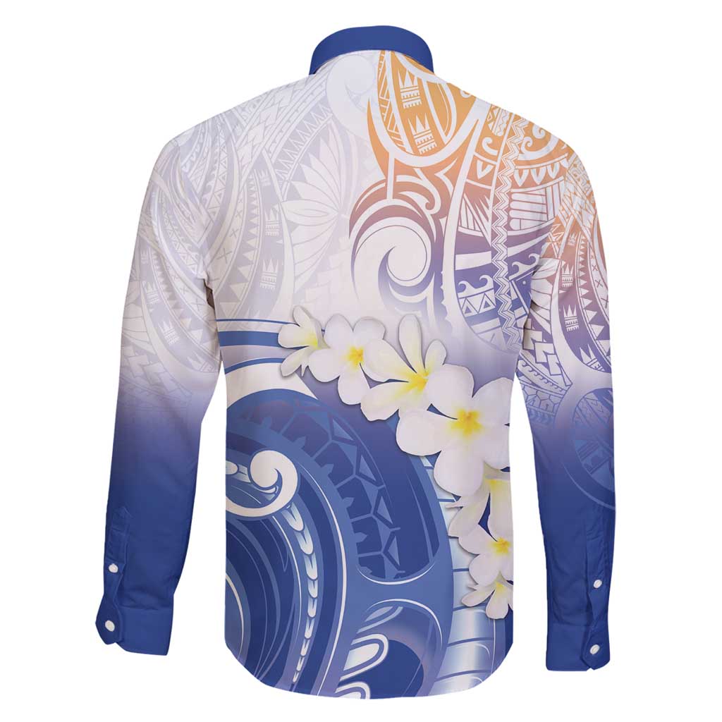 Marshall Islands Manit Day Family Matching Mermaid Dress and Hawaiian Shirt Plumeria and Polynesian Tribal LT9 - Polynesian Pride