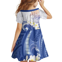 Marshall Islands Manit Day Family Matching Off Shoulder Maxi Dress and Hawaiian Shirt Plumeria and Polynesian Tribal LT9 - Polynesian Pride