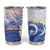 Marshall Islands Manit Day Tumbler Cup Plumeria and Polynesian Tribal