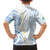 Palau 1981 Tribal Tattoo Family Matching Long Sleeve Bodycon Dress and Hawaiian Shirt with Belau Plumeria Flowers