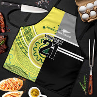 Custom Cricket AUNZ Spirit Apron Aussie New Zealand Retro Edition LT9 Black - Polynesian Pride