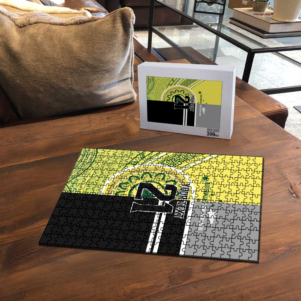 Custom Cricket AUNZ Spirit Puzzle Aussie New Zealand Retro Edition - Polynesian Pride