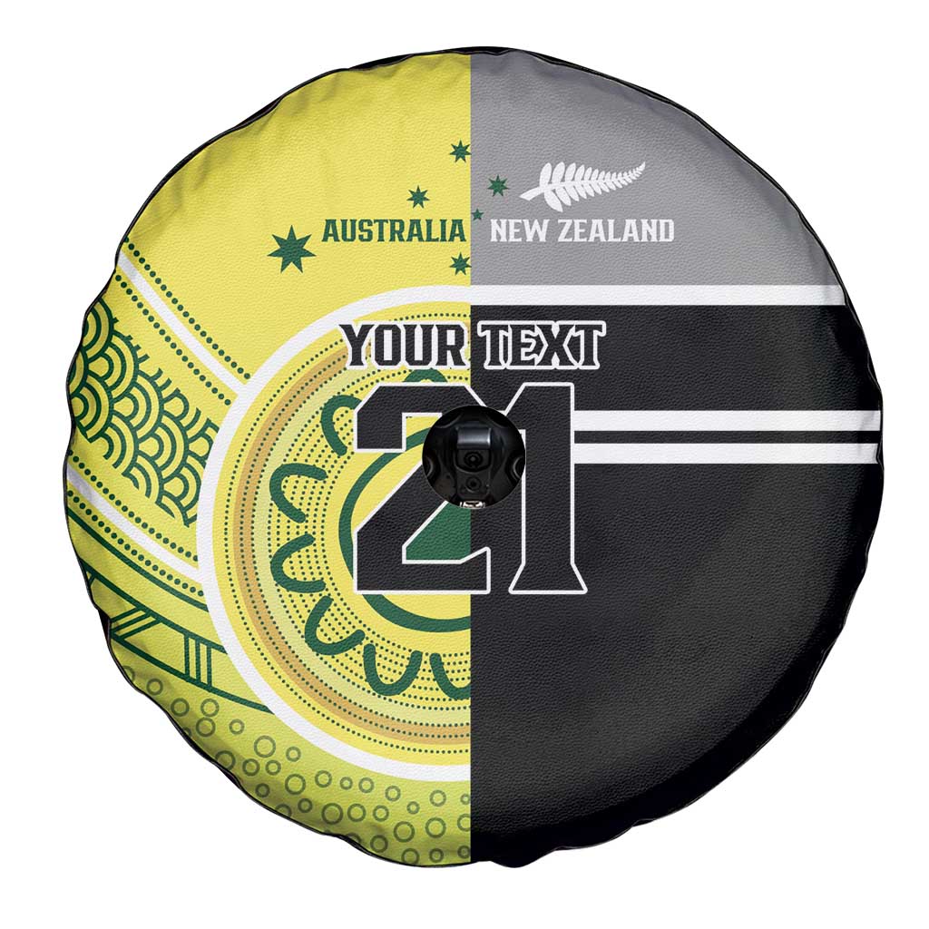Custom Cricket AUNZ Spirit Spare Tire Cover Aussie New Zealand Retro Edition LT9 - Polynesian Pride
