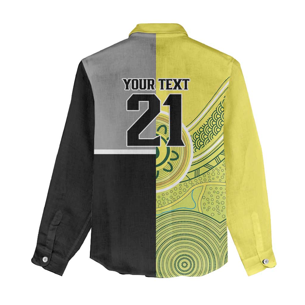 Custom Cricket AUNZ Spirit Women Casual Shirt Aussie New Zealand Retro Edition - Polynesian Pride