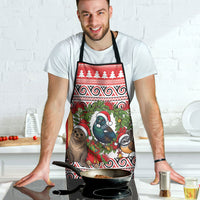New Zealand Animal Christmas Apron Maori Inspired Kowhaiwhai Patterns LT9 - Polynesian Pride