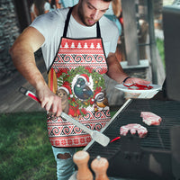 New Zealand Animal Christmas Apron Maori Inspired Kowhaiwhai Patterns LT9 - Polynesian Pride