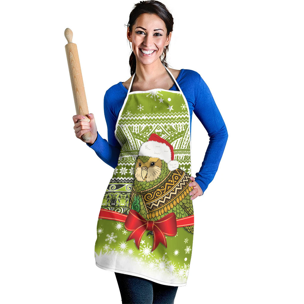 New Zealand Kakapo Christmas Apron Maori Inspired Knitted Patterns