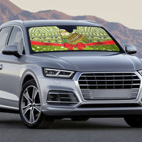 New Zealand Kakapo Christmas Auto Sun Shade Maori Inspired Knitted Patterns LT9 - Polynesian Pride