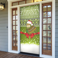 New Zealand Kakapo Christmas Door Cover Maori Inspired Knitted Patterns LT9 - Polynesian Pride