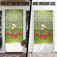 New Zealand Kakapo Christmas Door Cover Maori Inspired Knitted Patterns LT9 - Polynesian Pride