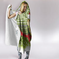 New Zealand Kakapo Christmas Hooded Blanket Maori Inspired Knitted Patterns LT9 - Polynesian Pride