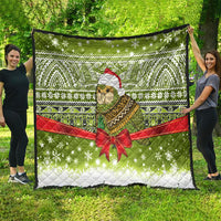New Zealand Kakapo Christmas Quilt Maori Inspired Knitted Patterns LT9 - Polynesian Pride