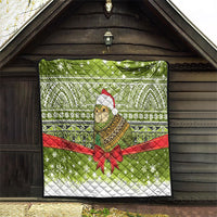 New Zealand Kakapo Christmas Quilt Maori Inspired Knitted Patterns LT9 - Polynesian Pride