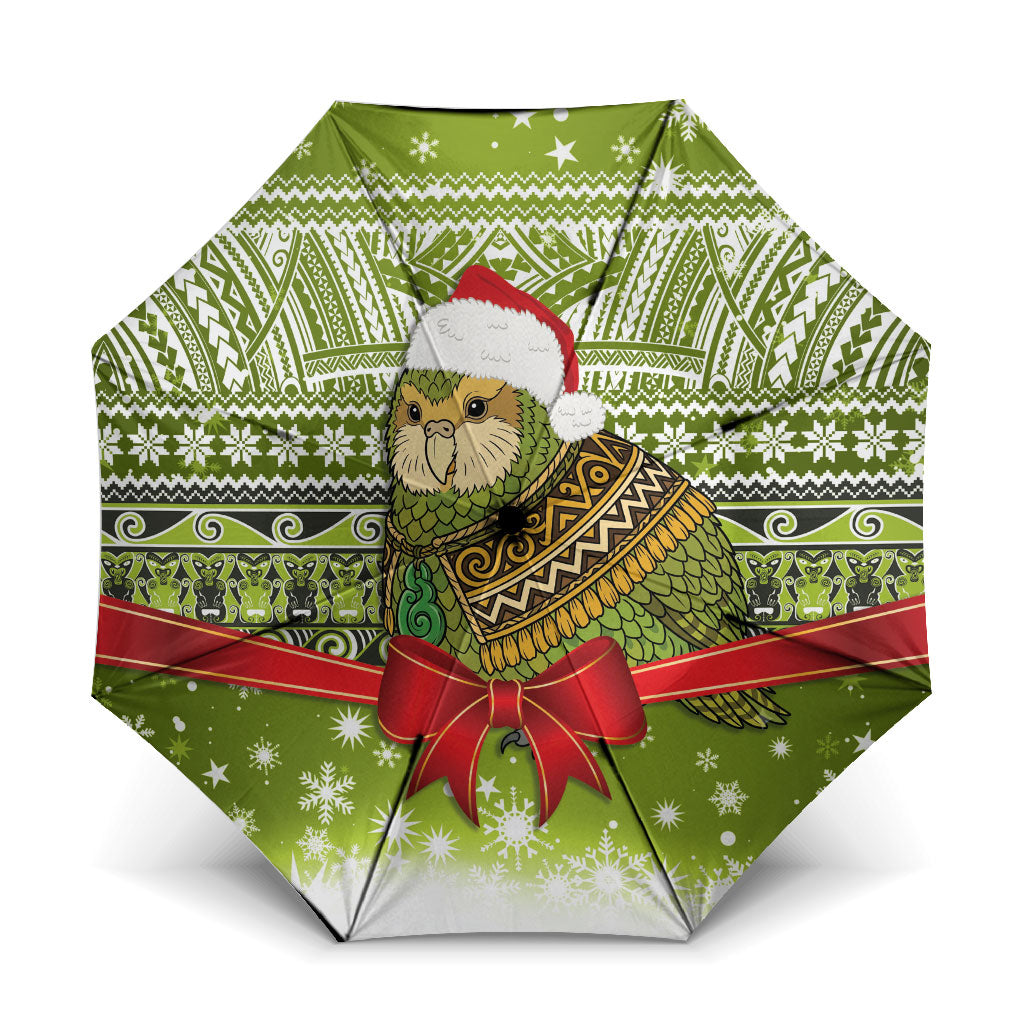 New Zealand Kakapo Christmas Umbrella Maori Inspired Knitted Patterns
