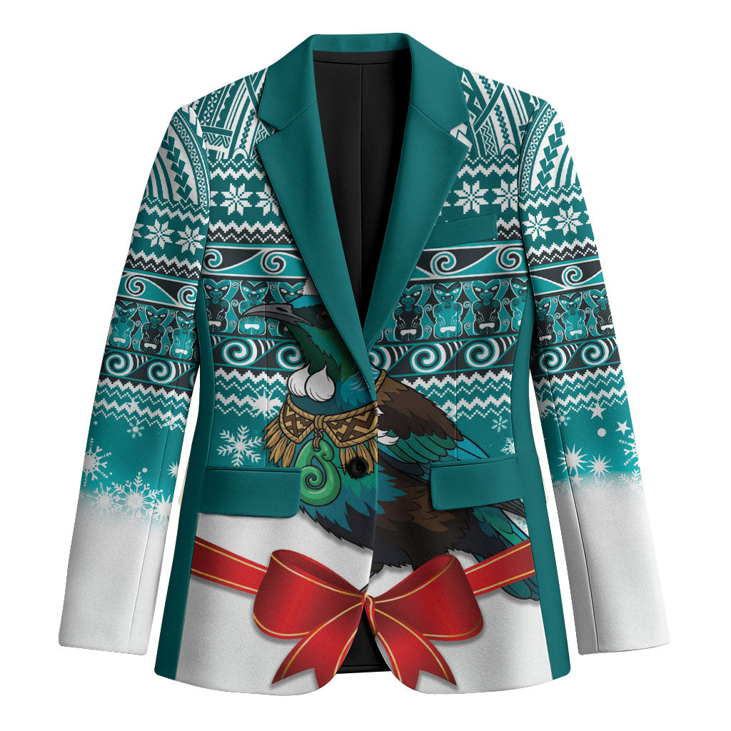 New Zealand Tui Bird Christmas Blazer Maori Inspired Knitted Patterns