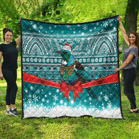 New Zealand Tui Bird Christmas Quilt Maori Inspired Knitted Patterns LT9 - Polynesian Pride