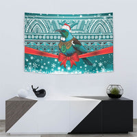 New Zealand Tui Bird Christmas Tapestry Maori Inspired Knitted Patterns LT9 - Polynesian Pride