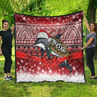 New Zealand Dolphin Terehu Christmas Quilt Maori Inspired Knitted Patterns LT9 - Polynesian Pride
