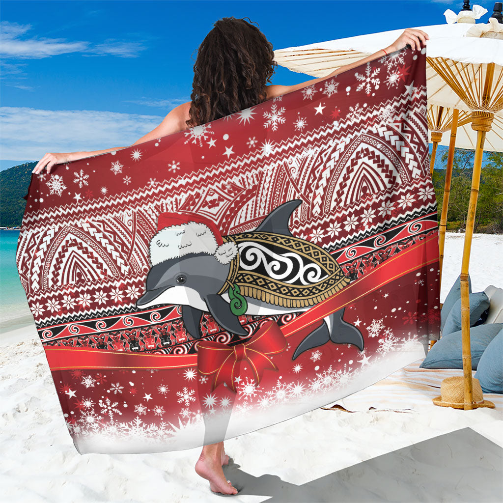 New Zealand Dolphin Terehu Christmas Sarong Maori Inspired Knitted Patterns