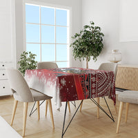 New Zealand Dolphin Terehu Christmas Tablecloth Maori Inspired Knitted Patterns LT9 - Polynesian Pride