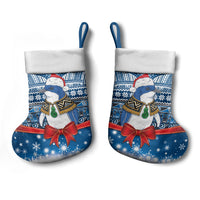 New Zealand Fairy Penguin Korora Christmas Stocking Maori Inspired Knitted Patterns LT9 - Polynesian Pride
