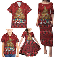 Funny Kiwi Bird Xmas Tree Family Matching Puletasi and Hawaiian Shirt New Zealand Tribal Christmas Spirit LT9 - Polynesian Pride
