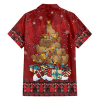 Funny Kiwi Bird Xmas Tree Family Matching Short Sleeve Bodycon Dress and Hawaiian Shirt New Zealand Tribal Christmas Spirit LT9 - Polynesian Pride