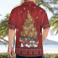 Funny Kiwi Bird Xmas Tree Hawaiian Shirt New Zealand Tribal Christmas Spirit LT9 - Polynesian Pride