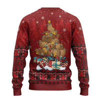 Funny Kiwi Bird Xmas Tree Ugly Christmas Sweater New Zealand Tribal Christmas Spirit LT9 - Polynesian Pride