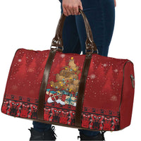 Funny Kiwi Bird Xmas Tree Travel Bag New Zealand Tribal Christmas Spirit LT9 - Polynesian Pride