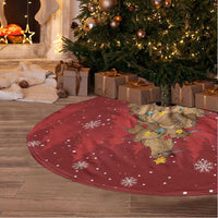 Funny Kiwi Bird Xmas Tree Tree Skirt New Zealand Tribal Christmas Spirit - Polynesian Pride