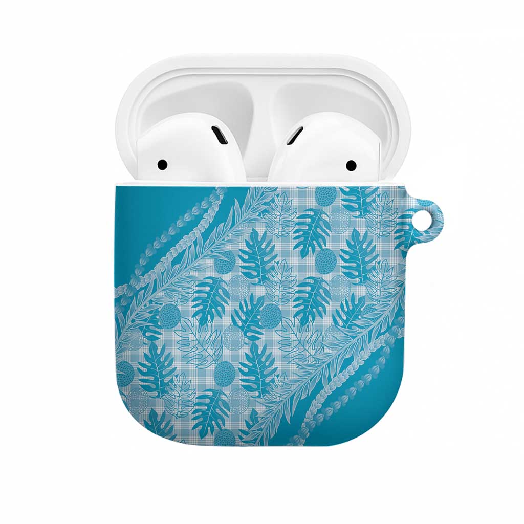 Hawaii Breadfruit Palaka AirPods Case Polu Maile Lei - Polynesian Pride