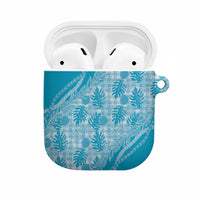 Hawaii Breadfruit Palaka AirPods Case Polu Maile Lei - Polynesian Pride