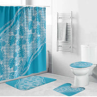 Hawaii Breadfruit Palaka Bathroom Set Polu Maile Lei - Polynesian Pride